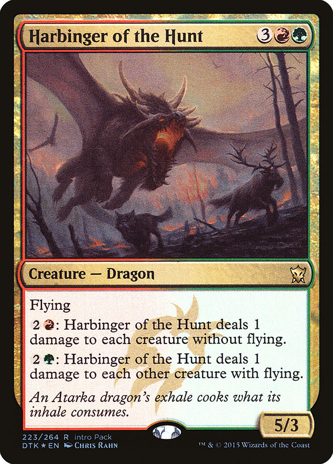Harbinger of the Hunt (Intro Pack) [Dragons of Tarkir Promos] | Shuffle n Cut Hobbies & Games