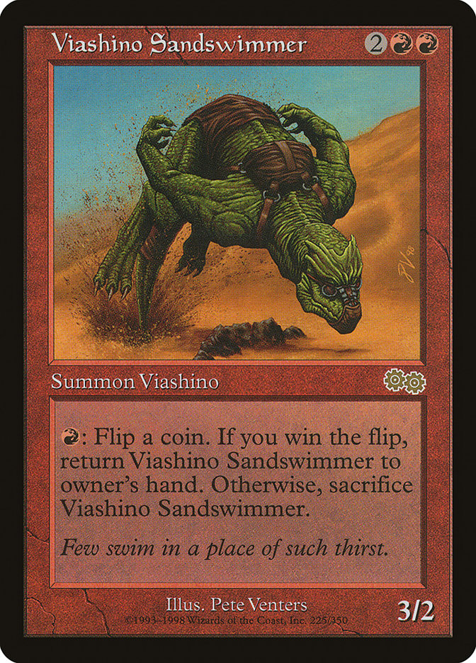 Viashino Sandswimmer [Urza's Saga] | Shuffle n Cut Hobbies & Games
