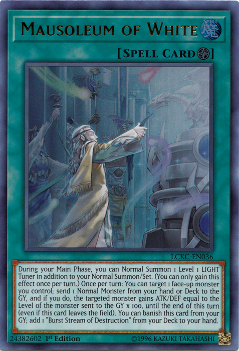 Mausoleum of White [LCKC-EN036] Ultra Rare | Shuffle n Cut Hobbies & Games