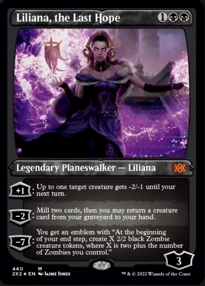 Liliana, the Last Hope (Foil Etched) [Double Masters 2022] | Shuffle n Cut Hobbies & Games