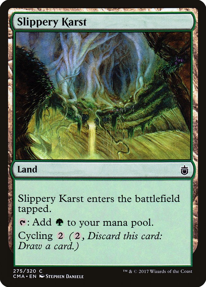 Slippery Karst [Commander Anthology] | Shuffle n Cut Hobbies & Games