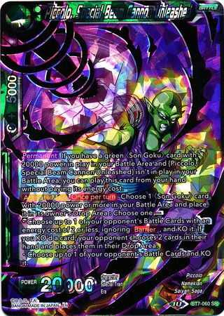 Piccolo, Special Beam Cannon Unleashed [BT7-060] | Shuffle n Cut Hobbies & Games