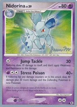 Nidorina LV.29 (73/111) (Queengar - Jason Martinez) [World Championships 2009] | Shuffle n Cut Hobbies & Games
