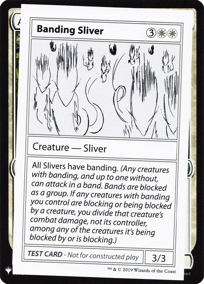 Banding Sliver [Mystery Booster Playtest Cards] | Shuffle n Cut Hobbies & Games
