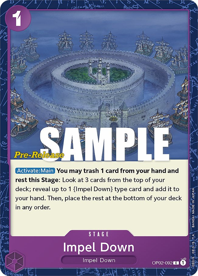 Impel Down [Paramount War Pre-Release Cards] | Shuffle n Cut Hobbies & Games