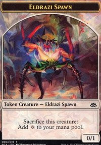 Eldrazi Spawn (004) // Eldrazi Double-Sided Token [Planechase Anthology Tokens] | Shuffle n Cut Hobbies & Games