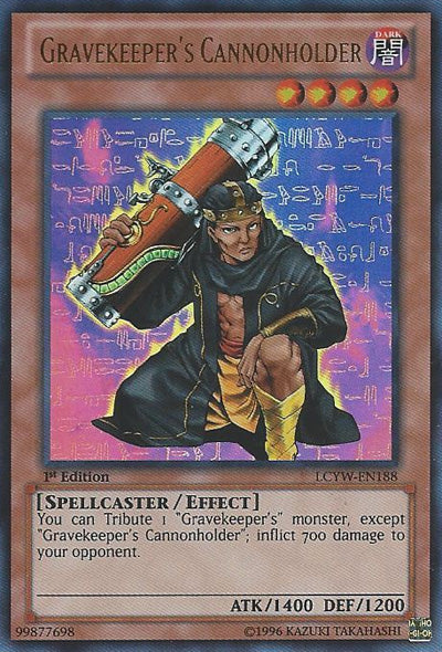 Gravekeeper's Cannonholder [LCYW-EN188] Ultra Rare | Shuffle n Cut Hobbies & Games
