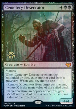 Cemetery Desecrator [Innistrad: Crimson Vow Prerelease Promos] | Shuffle n Cut Hobbies & Games
