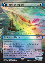 Thing in the Ice // Awoken Horror (Borderless Alternate Art) [Regional Championship Qualifiers 2023] | Shuffle n Cut Hobbies & Games