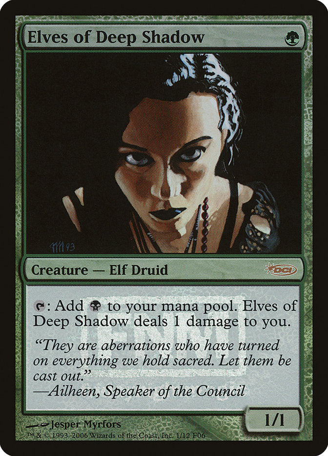 Elves of Deep Shadow [Friday Night Magic 2006] | Shuffle n Cut Hobbies & Games