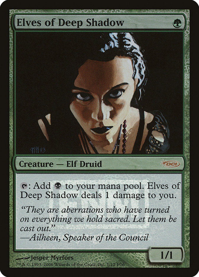 Elves of Deep Shadow [Friday Night Magic 2006] | Shuffle n Cut Hobbies & Games