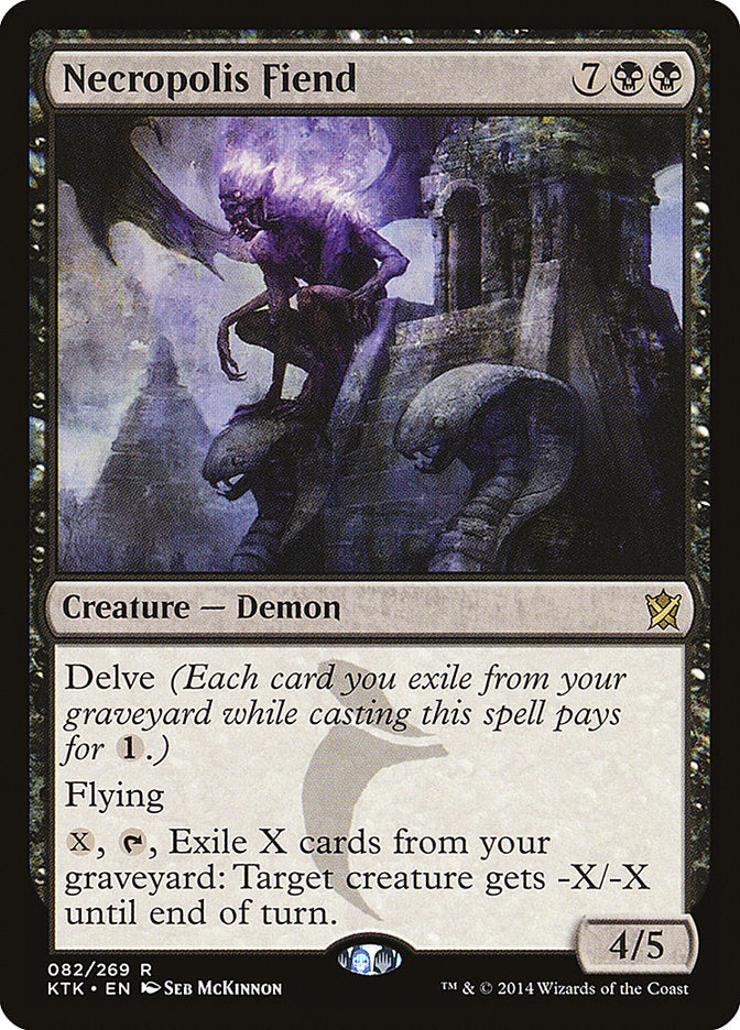 Necropolis Fiend [Khans of Tarkir] | Shuffle n Cut Hobbies & Games