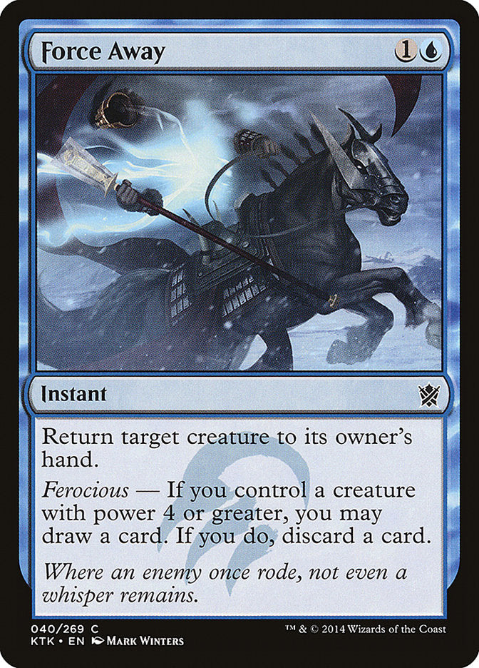 Force Away [Khans of Tarkir] | Shuffle n Cut Hobbies & Games