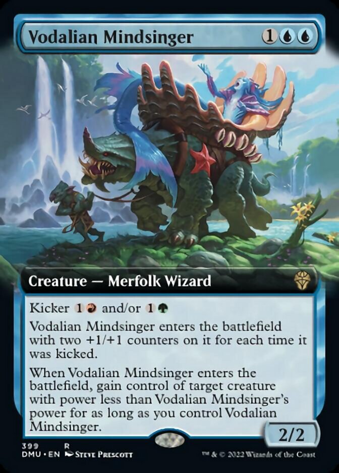 Vodalian Mindsinger (Extended Art) [Dominaria United] | Shuffle n Cut Hobbies & Games