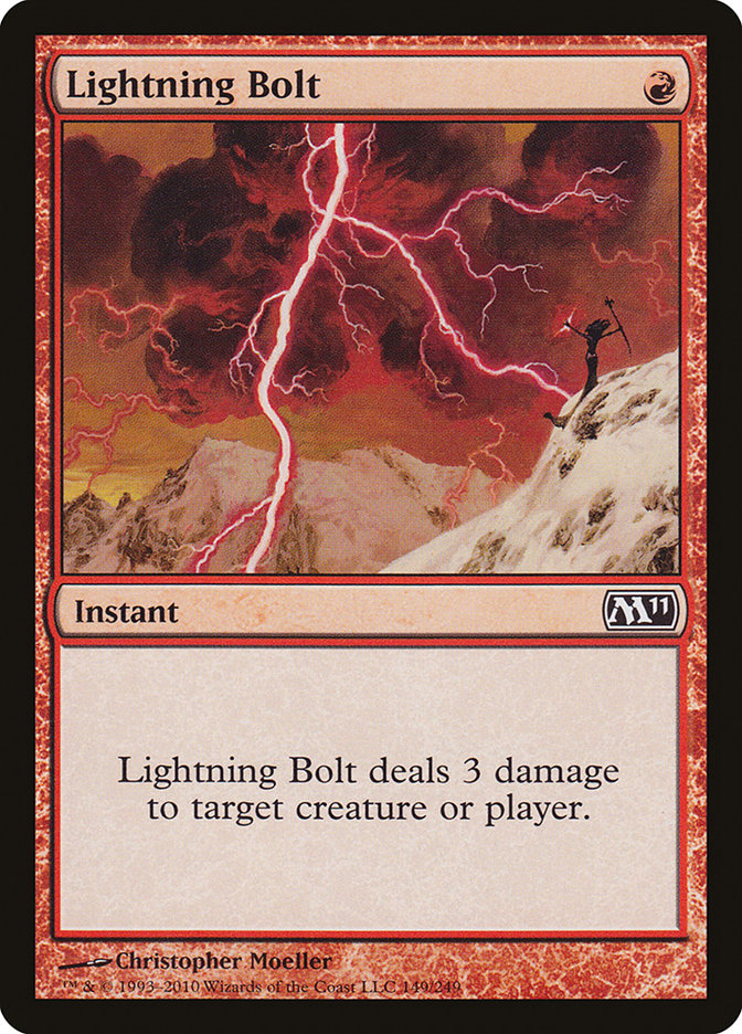 Lightning Bolt [Magic 2011] | Shuffle n Cut Hobbies & Games