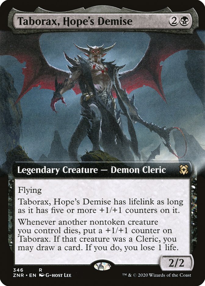 Taborax, Hope's Demise (Extended Art) [Zendikar Rising] | Shuffle n Cut Hobbies & Games