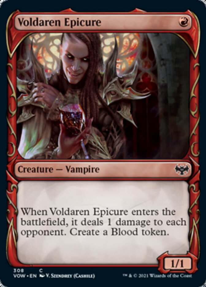 Voldaren Epicure (Showcase Fang Frame) [Innistrad: Crimson Vow] | Shuffle n Cut Hobbies & Games