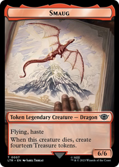 Food (09) // Smaug Double-Sided Token [The Lord of the Rings: Tales of Middle-Earth Tokens] | Shuffle n Cut Hobbies & Games