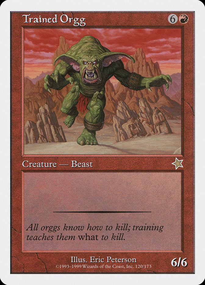 Trained Orgg [Starter 1999] | Shuffle n Cut Hobbies & Games
