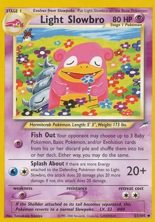 Light Slowbro (51/105) [Neo Destiny Unlimited] | Shuffle n Cut Hobbies & Games
