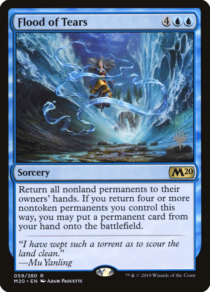 Flood of Tears (Promo Pack) [Core Set 2020 Promos] | Shuffle n Cut Hobbies & Games