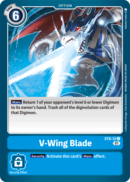 V-Wing Blade [ST8-12] [Starter Deck: Ulforce Veedramon] | Shuffle n Cut Hobbies & Games
