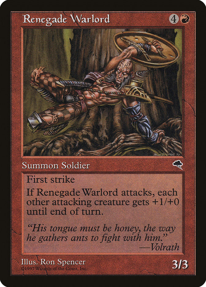 Renegade Warlord [Tempest] | Shuffle n Cut Hobbies & Games