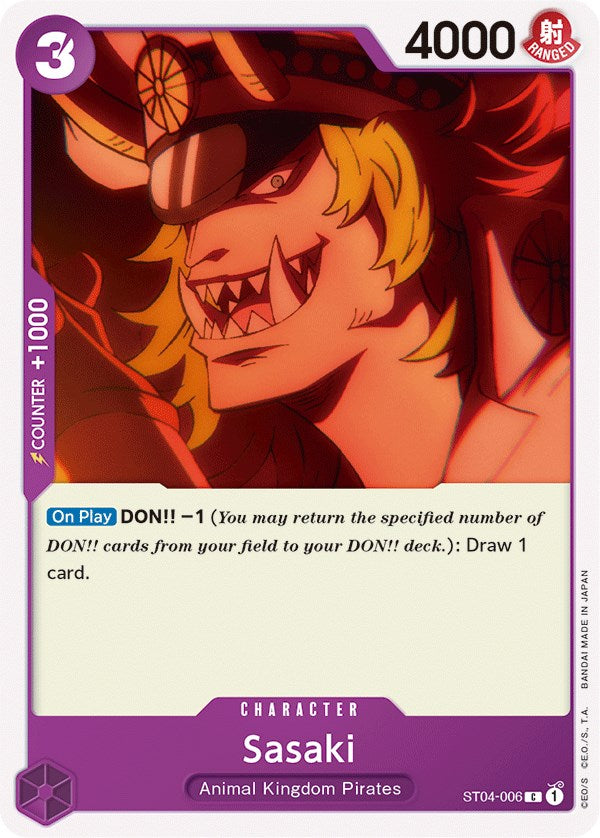Sasaki [Starter Deck: Animal Kingdom Pirates] | Shuffle n Cut Hobbies & Games