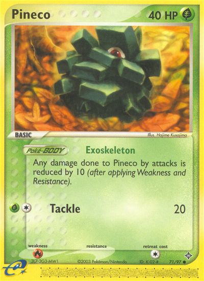 Pineco (71/97) [EX: Dragon] | Shuffle n Cut Hobbies & Games