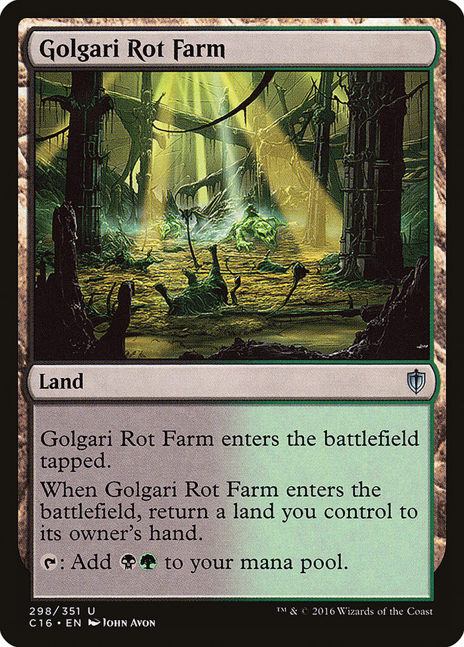 Golgari Rot Farm [Commander 2016] | Shuffle n Cut Hobbies & Games