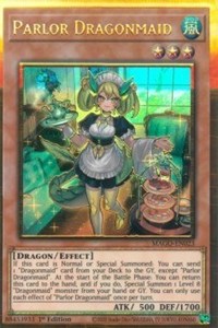 Parlor Dragonmaid [MAGO-EN023] Gold Rare | Shuffle n Cut Hobbies & Games