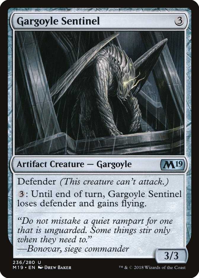 Gargoyle Sentinel [Core Set 2019] | Shuffle n Cut Hobbies & Games