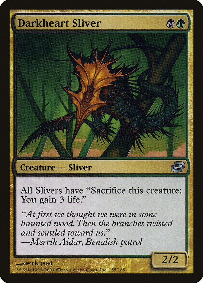 Darkheart Sliver [Planar Chaos] | Shuffle n Cut Hobbies & Games