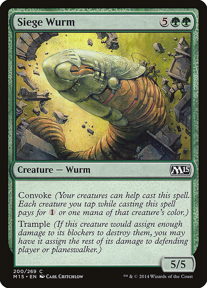Siege Wurm [Magic 2015] | Shuffle n Cut Hobbies & Games