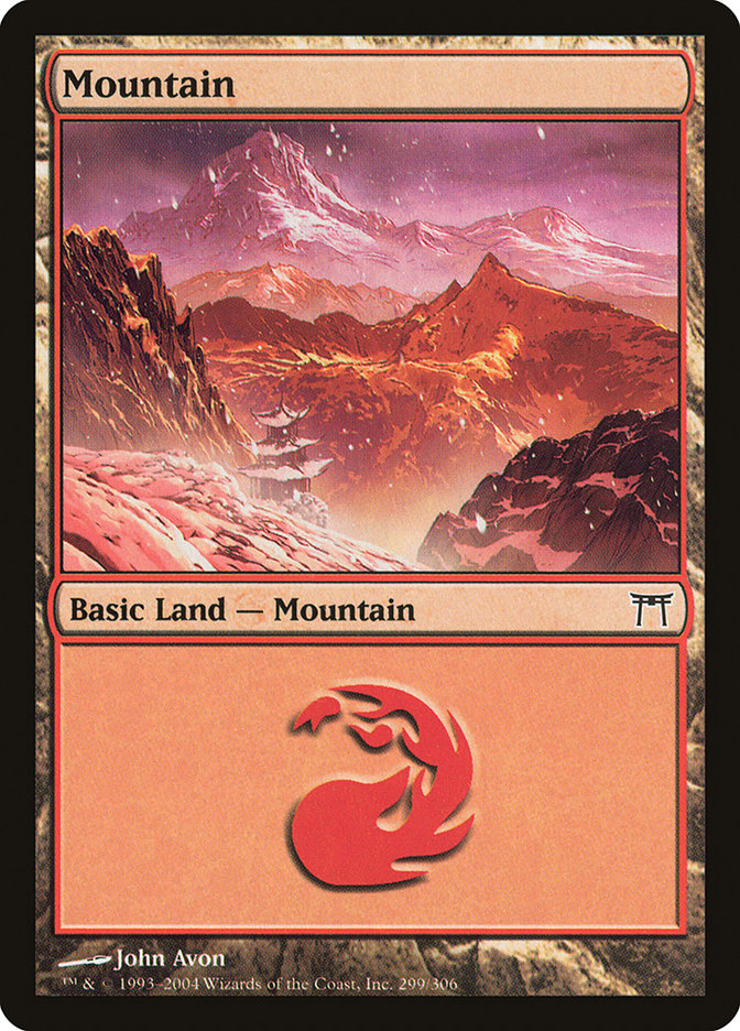Mountain (299) [Champions of Kamigawa] | Shuffle n Cut Hobbies & Games