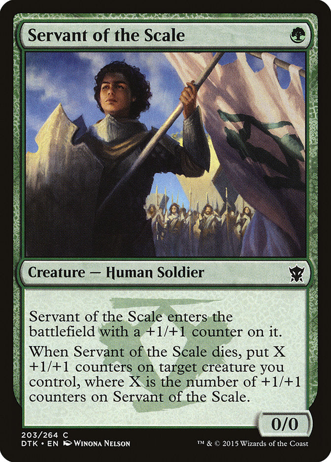 Servant of the Scale [Dragons of Tarkir] | Shuffle n Cut Hobbies & Games