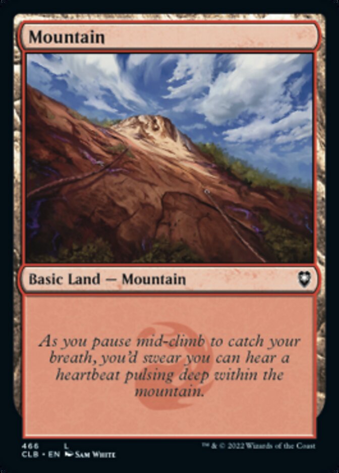 Mountain (466) [Commander Legends: Battle for Baldur's Gate] | Shuffle n Cut Hobbies & Games