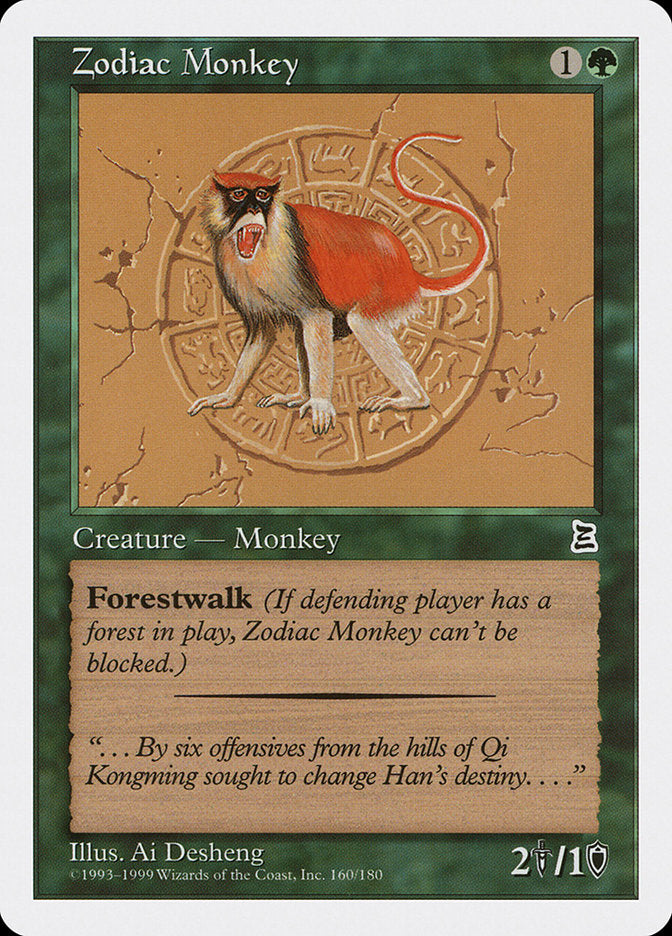 Zodiac Monkey [Portal Three Kingdoms] | Shuffle n Cut Hobbies & Games