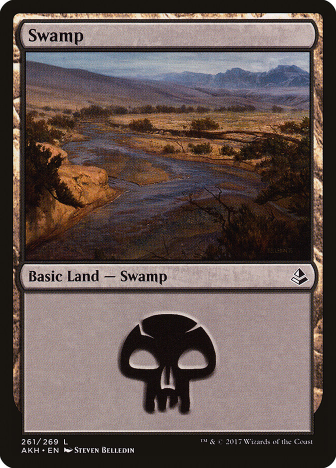 Swamp (261) [Amonkhet] | Shuffle n Cut Hobbies & Games