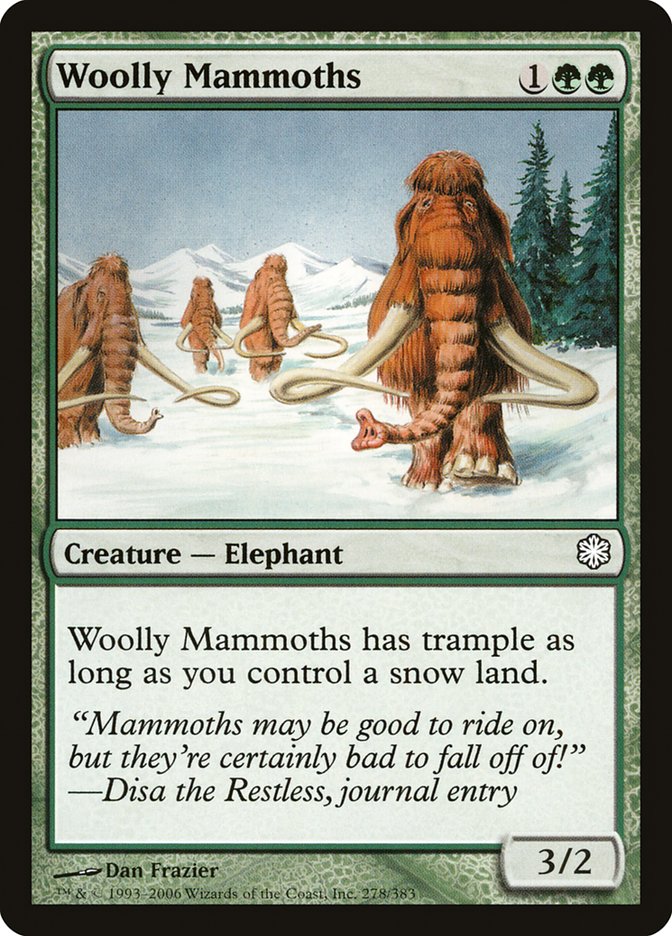 Woolly Mammoths [Coldsnap Theme Decks] | Shuffle n Cut Hobbies & Games