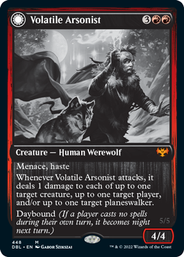 Volatile Arsonist // Dire-Strain Anarchist [Innistrad: Double Feature] | Shuffle n Cut Hobbies & Games