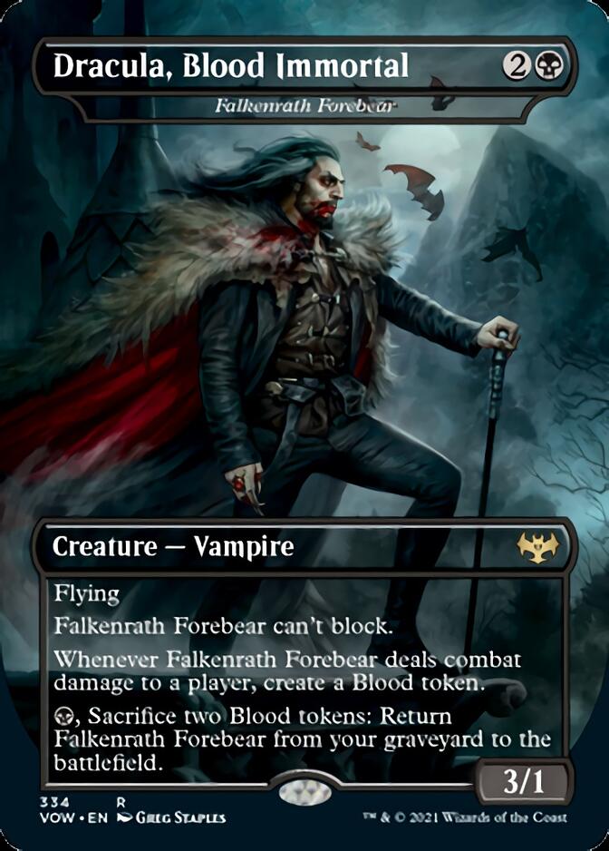 Falkenrath Forebear - Dracula, Blood Immortal [Innistrad: Crimson Vow] | Shuffle n Cut Hobbies & Games