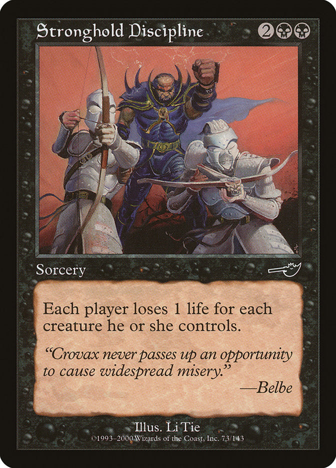 Stronghold Discipline [Nemesis] | Shuffle n Cut Hobbies & Games