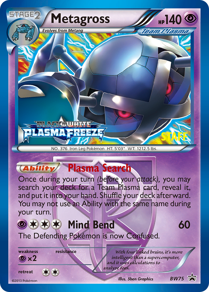 Metagross (BW75) [Black & White: Black Star Promos] | Shuffle n Cut Hobbies & Games