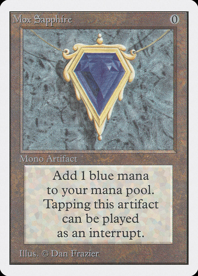 Mox Sapphire [Unlimited Edition] | Shuffle n Cut Hobbies & Games