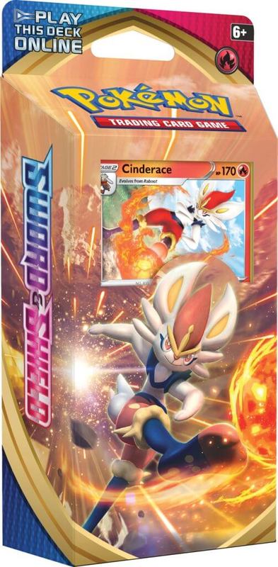 Pokemon TCG - Theme Deck: cinderace | Shuffle n Cut Hobbies & Games