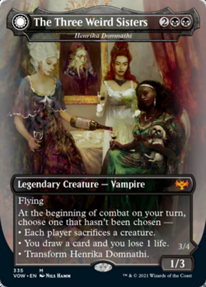 Henrika Domnathi // Henrika, Infernal Seer - The Three Weird Sisters // Fiends of Darkest Night [Innistrad: Crimson Vow] | Shuffle n Cut Hobbies & Games