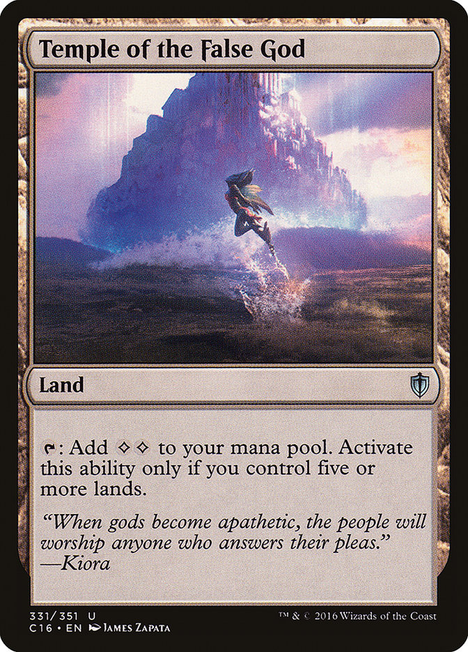Temple of the False God [Commander 2016] | Shuffle n Cut Hobbies & Games