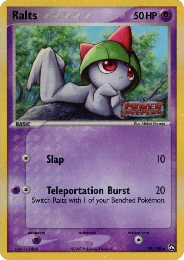 Ralts (59/108) (Stamped) [EX: Power Keepers] | Shuffle n Cut Hobbies & Games