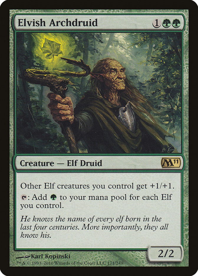 Elvish Archdruid [Magic 2011] | Shuffle n Cut Hobbies & Games